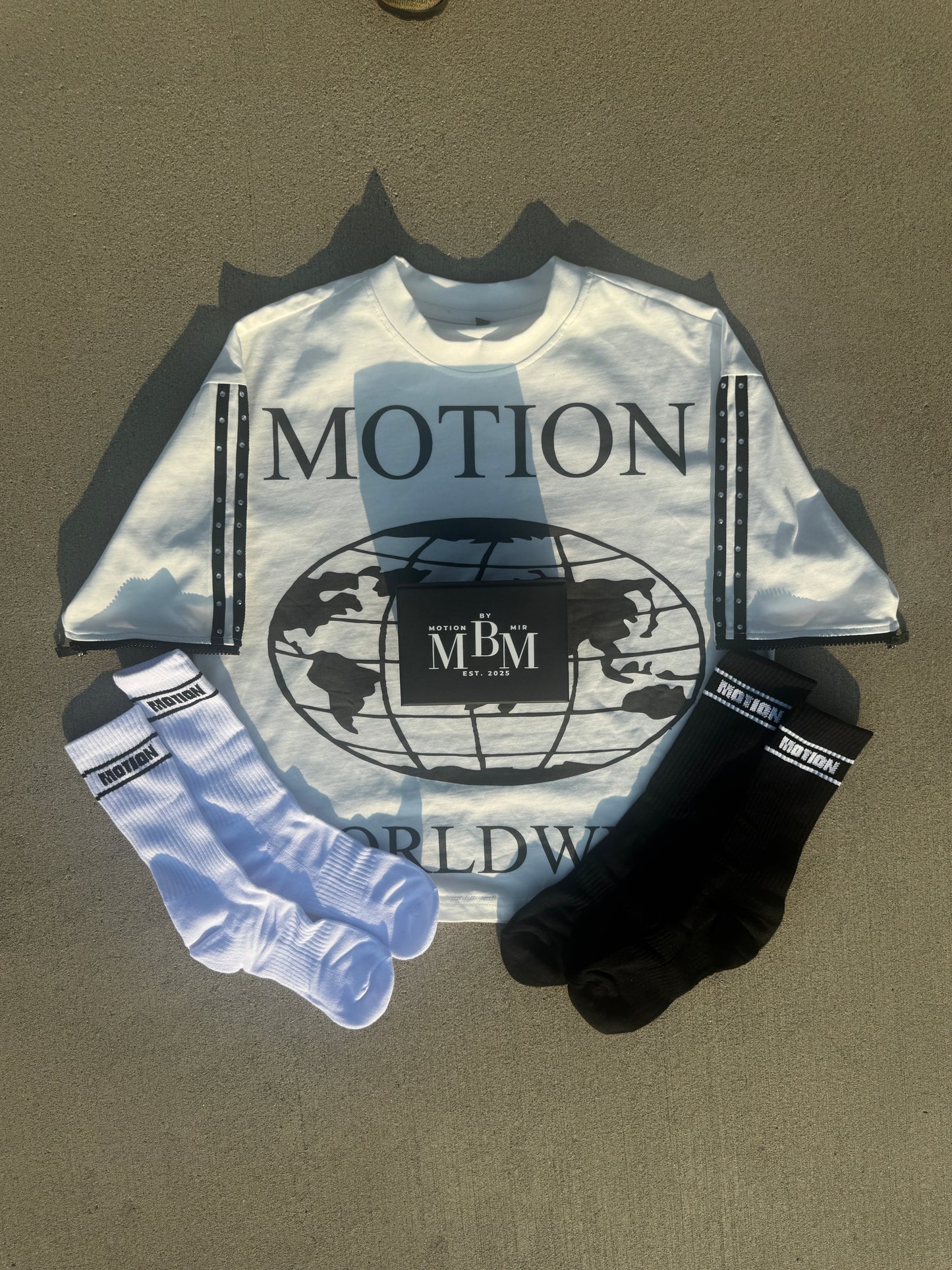 MBM Motion Black/White Sock pack